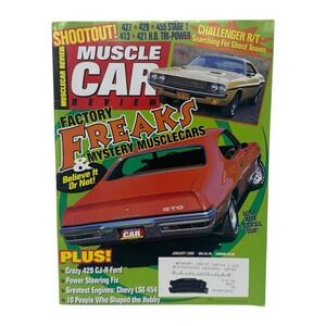 MUSCLE CAR REVIEW Magazine - January 2000 Issue - Challenger R/T  Ford Chevy LS6